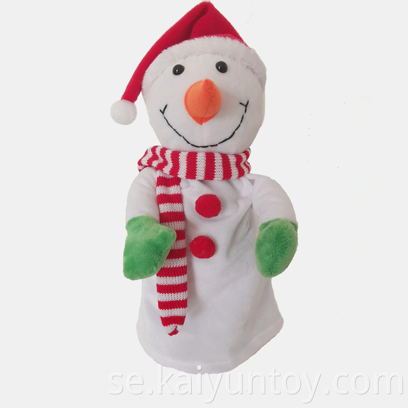 BATTERY OPERATED MUSICAL SNOWMAN